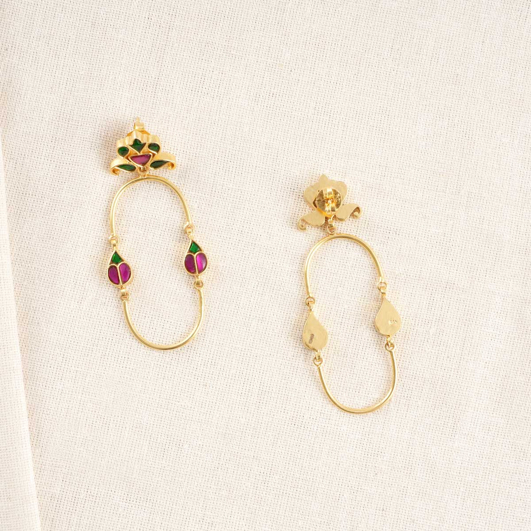 Monroe Kundan Long Earrings