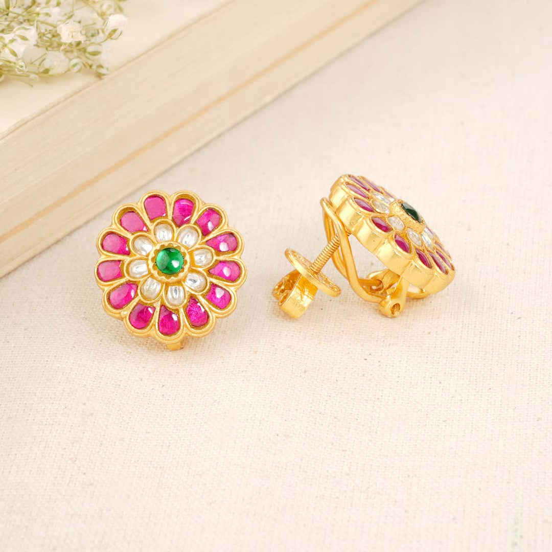 Alfia Kundan Studs