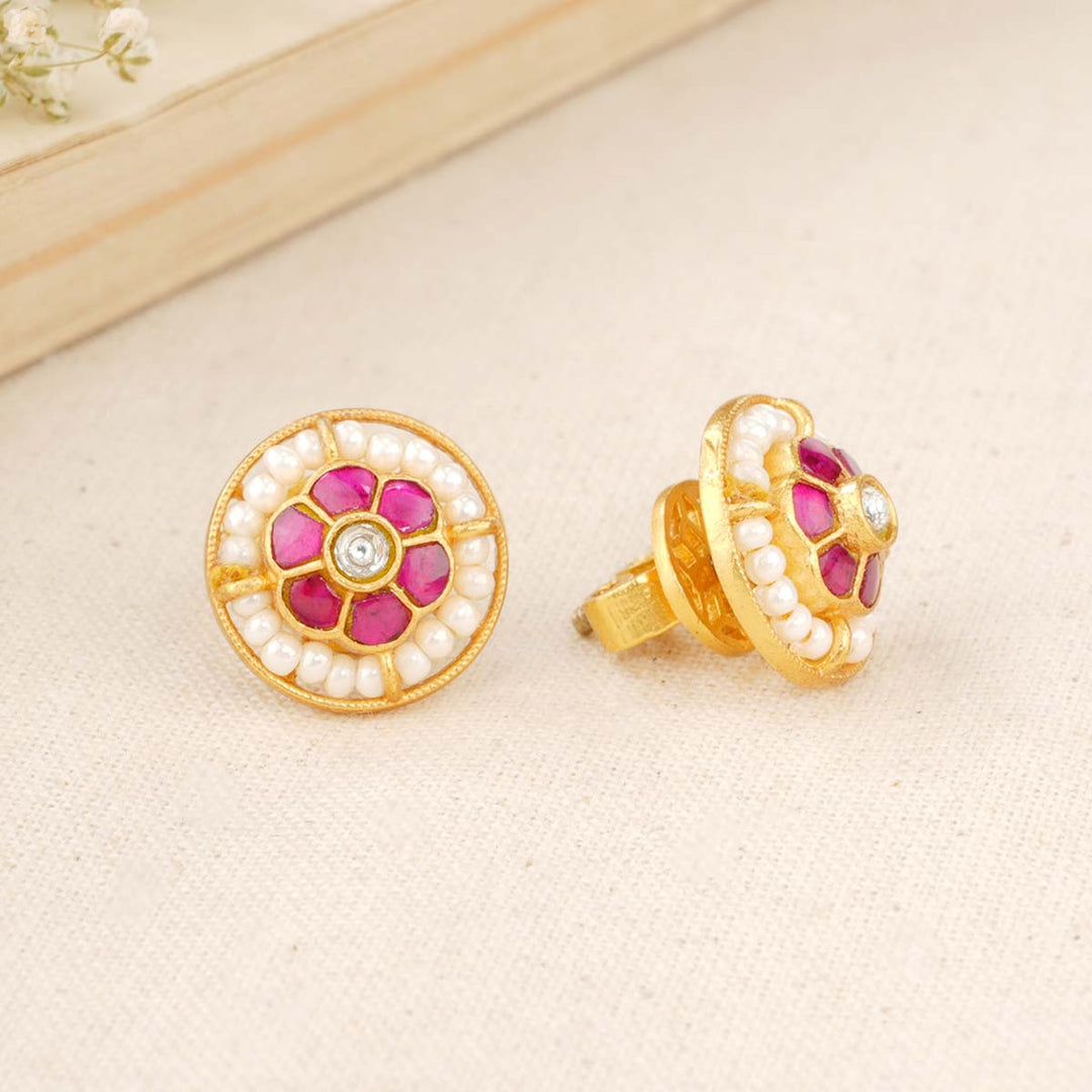 Thamizhiniyal Kundan Studs