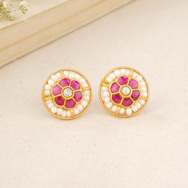 Thamizhiniyal Kundan Studs