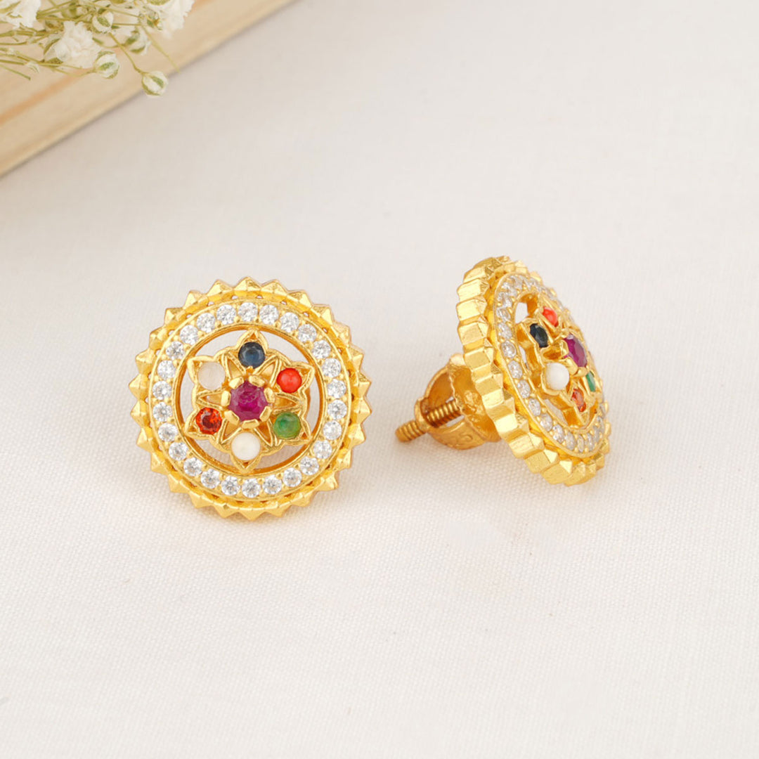 Vrushti Stone Studs