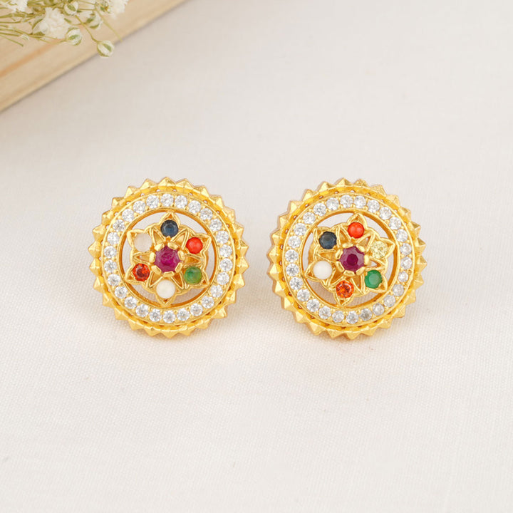 Vrushti Stone Studs