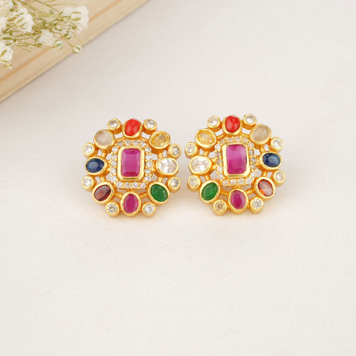 Jivika Stone Studs