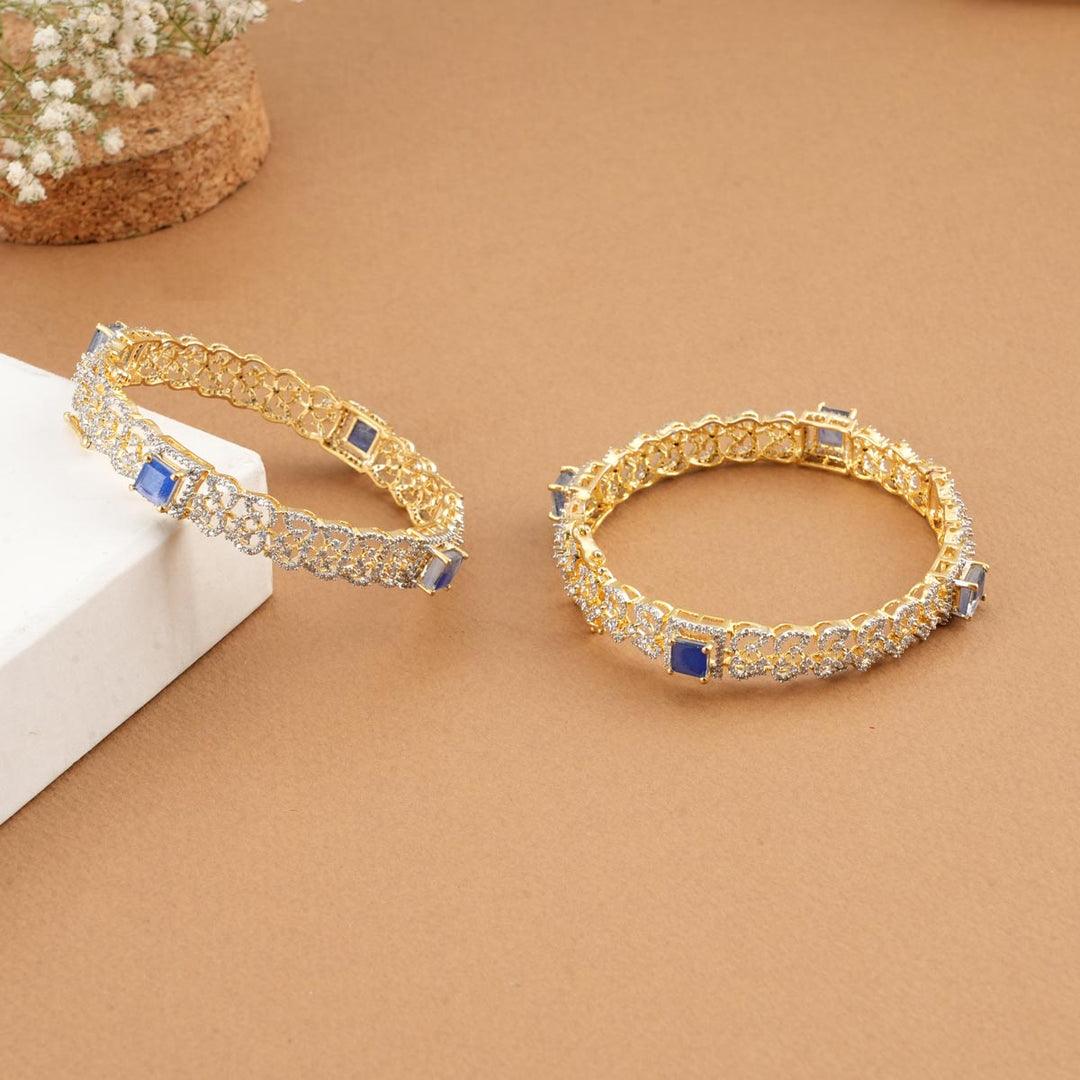 Anzia Diamond Design Bangles