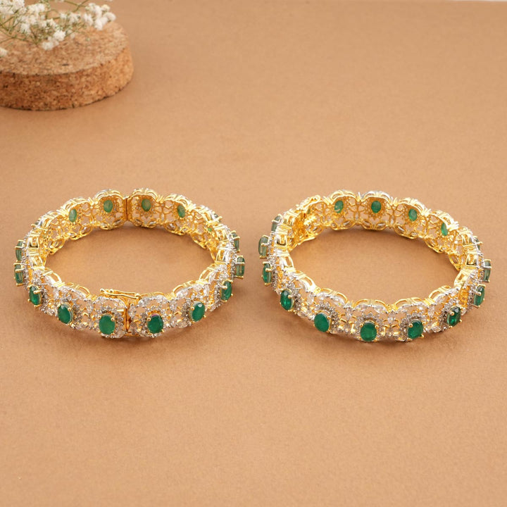 Cypress Diamond Design Bangles