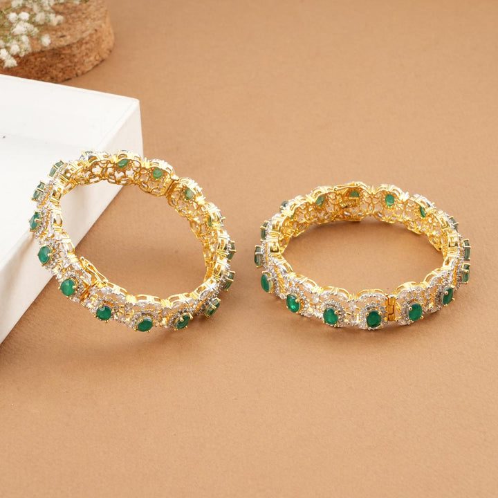 Cypress Diamond Design Bangles