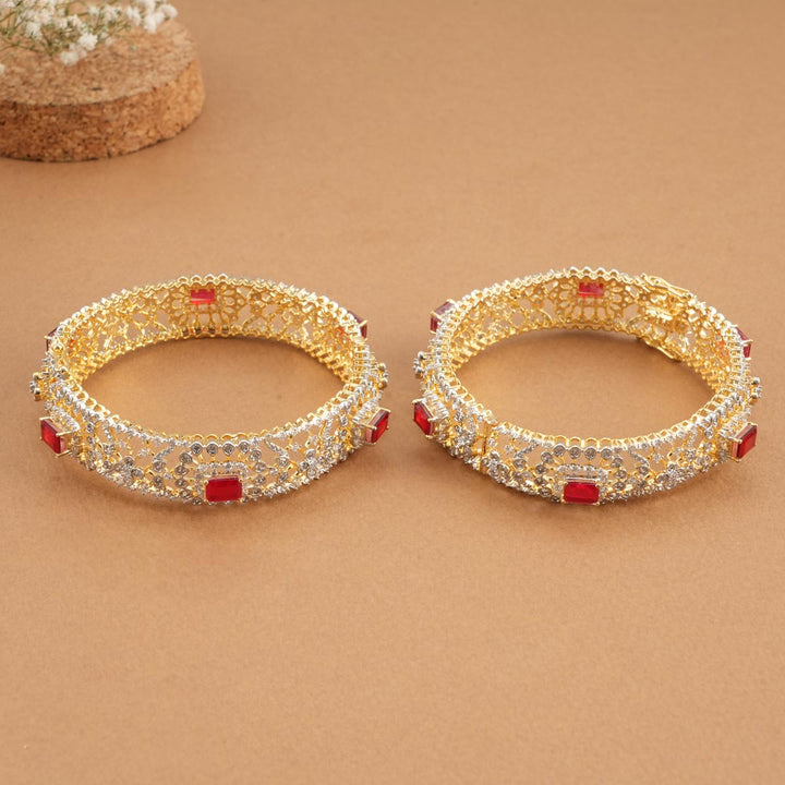 Distintive Diamond Design Bangles