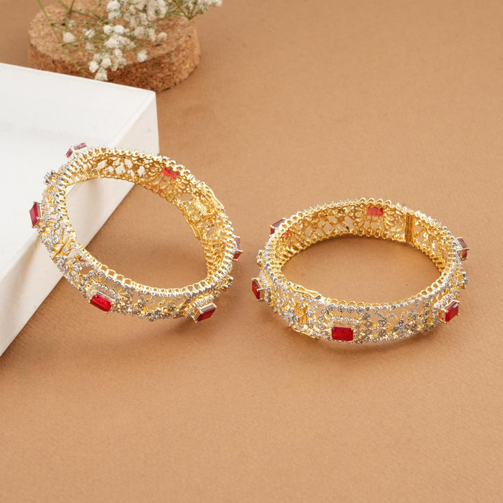 Distintive Diamond Design Bangles