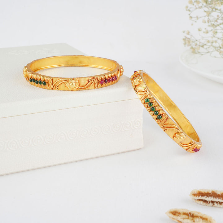 Samprada Stone Pair Bangles