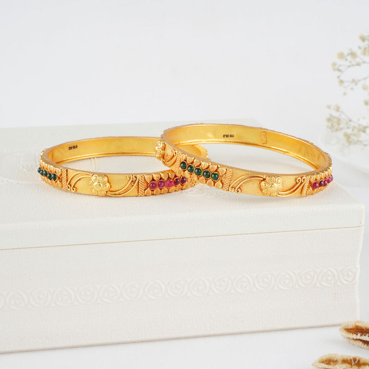 Samprada Stone Pair Bangles