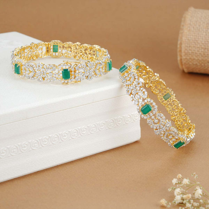 Pleasant Diamond Like Bangles