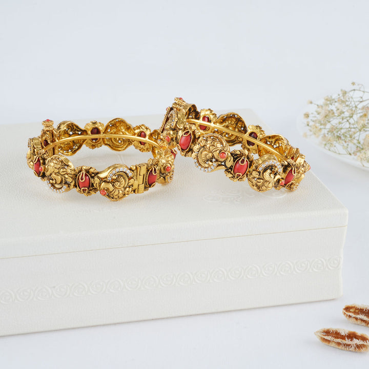 Nikish Nagas Nakshi Pair Bangle