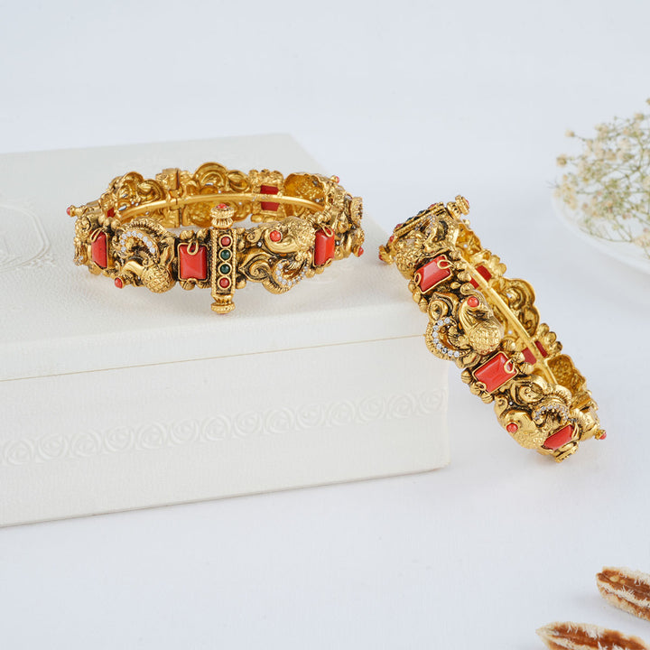 Lithika Nagas Nakshi Pair Bangle