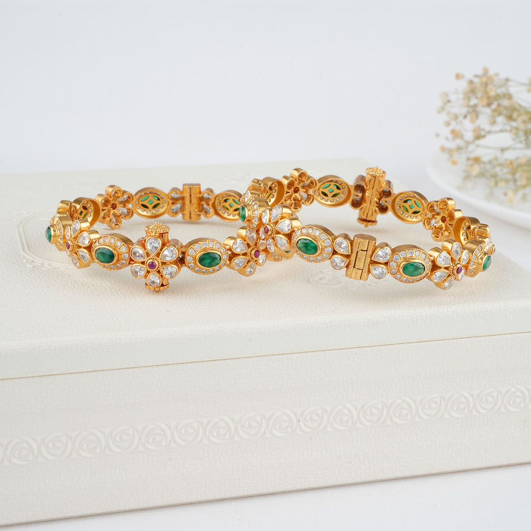 Kalmia Stone Pair Bangles