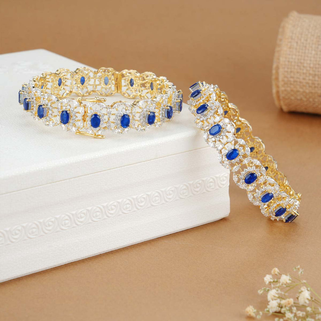 Beatifia Diamond Design Bangles