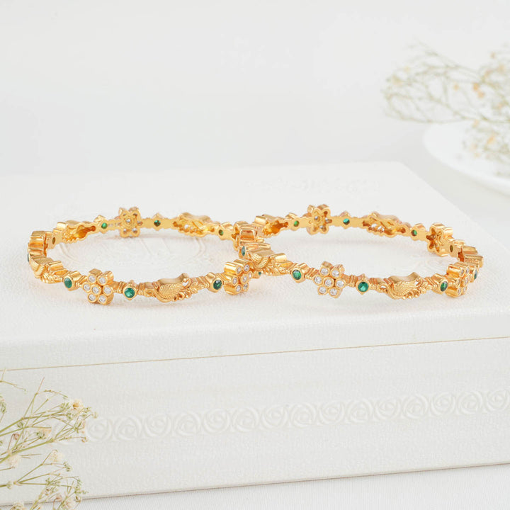 Erina Stone Pair Bangles