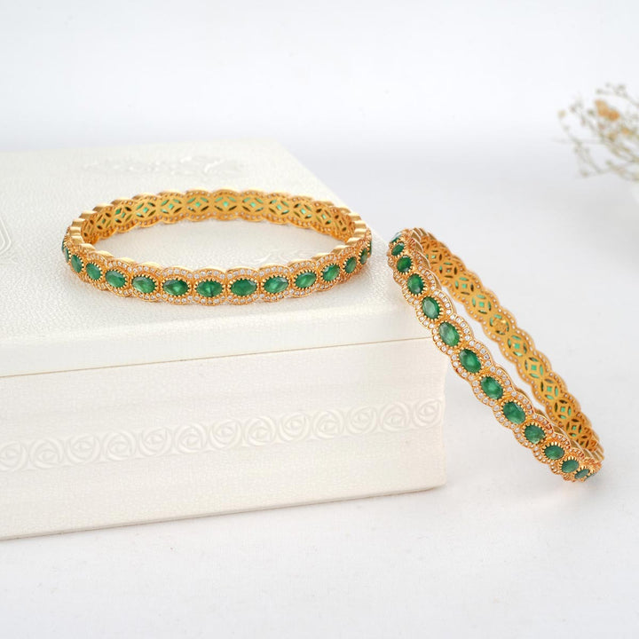 Tritha Stone Pair Bangles