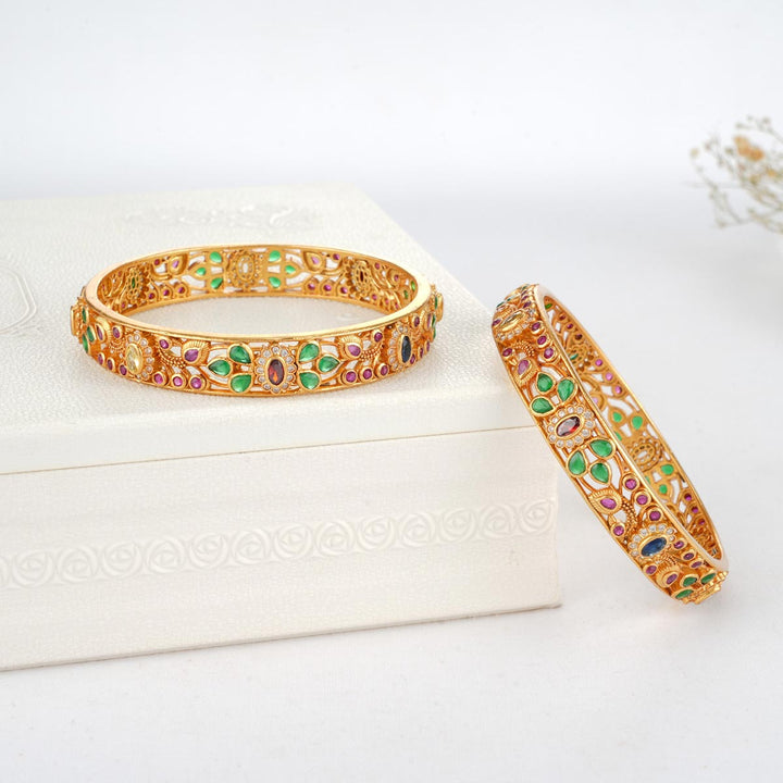 Parthin Stone Pair Bangles