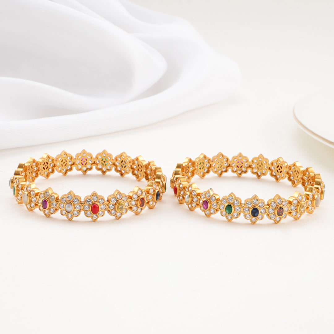 Nithisha Stone Pair Bangle