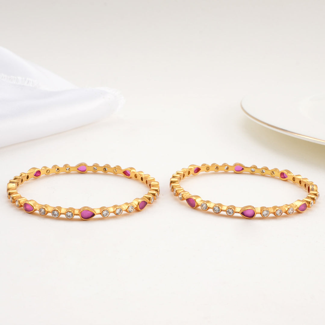 Sabrina Stone Pair Bangle