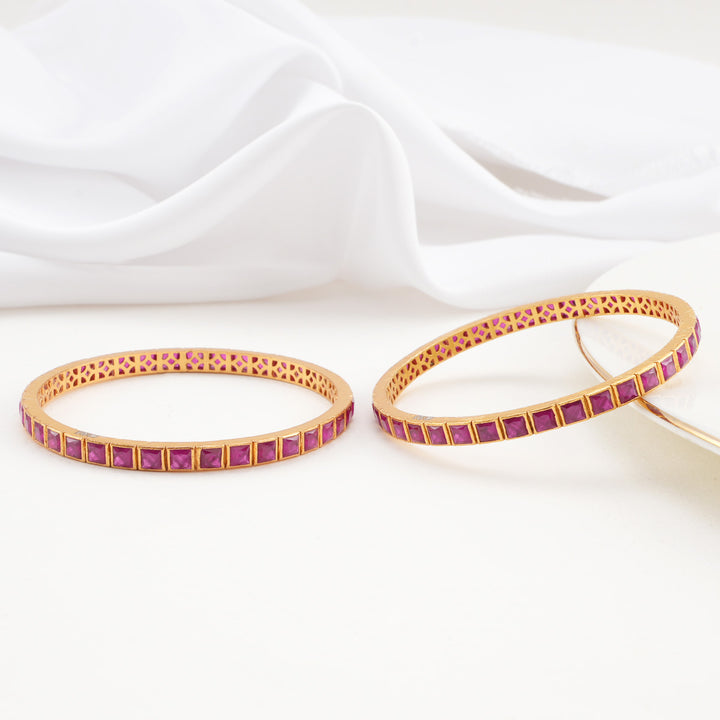 Abija Stone Pair Bangle