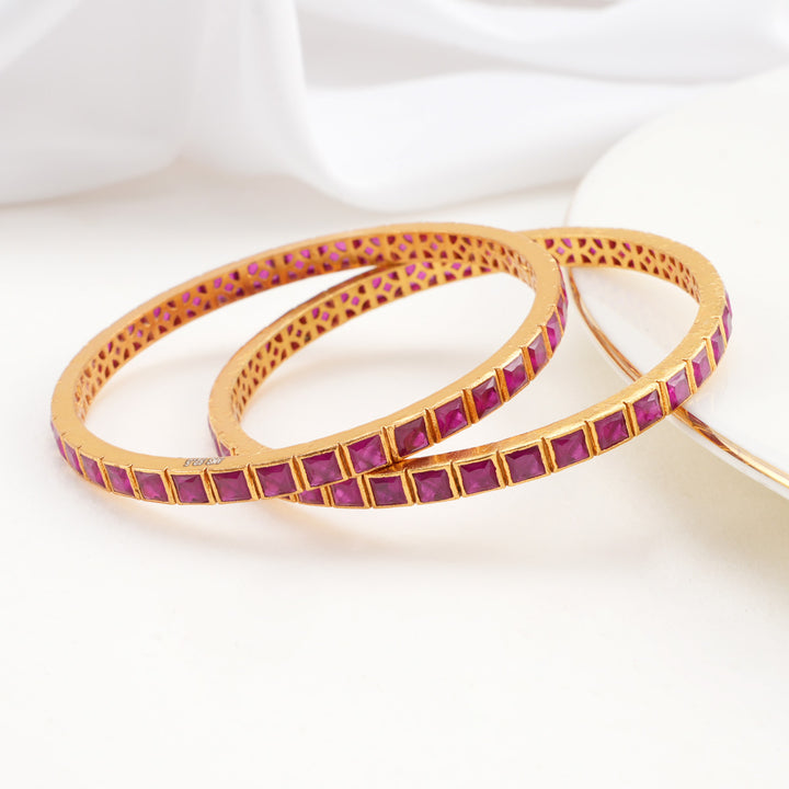 Abija Stone Pair Bangle