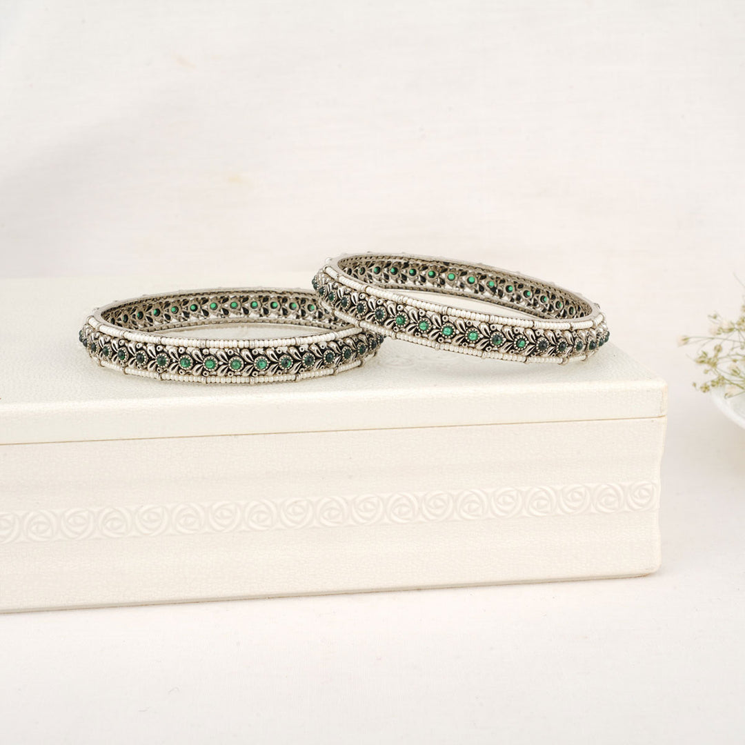 Lennox Oxidised Pair Bangles