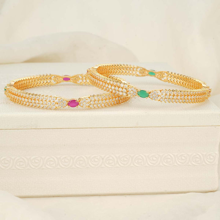 Bavanishri Stone Pair Bangles