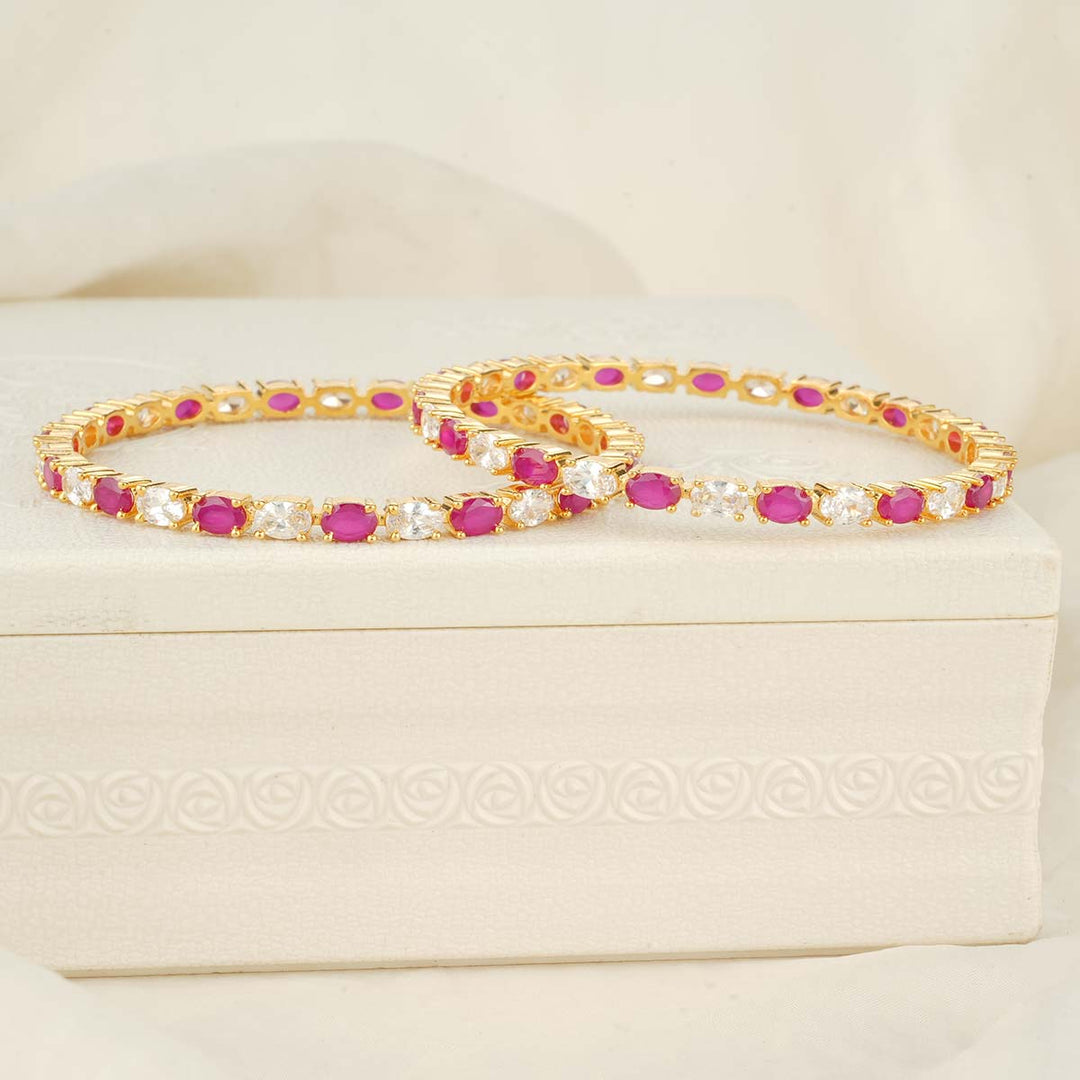 Ashwathi Stone Pair Bangles