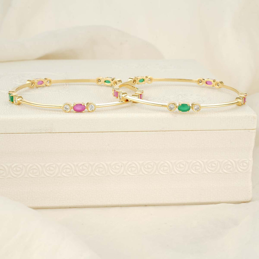 Florina Stone Pair Bangles