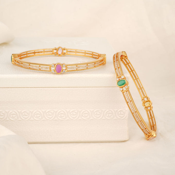 Sanjina Stone Pair Bangle