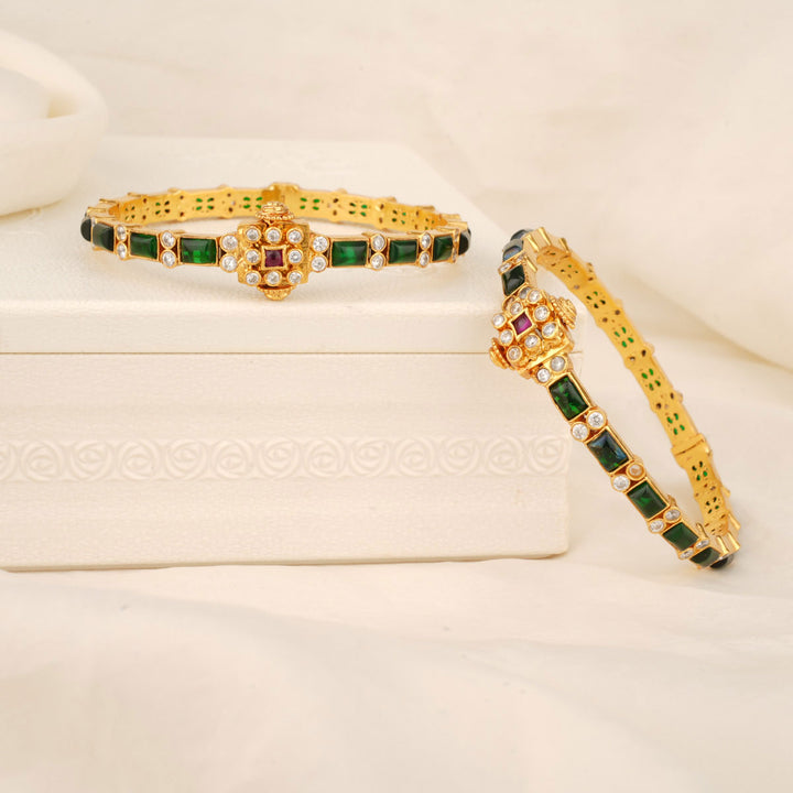 Nasima Stone Pair Bangles