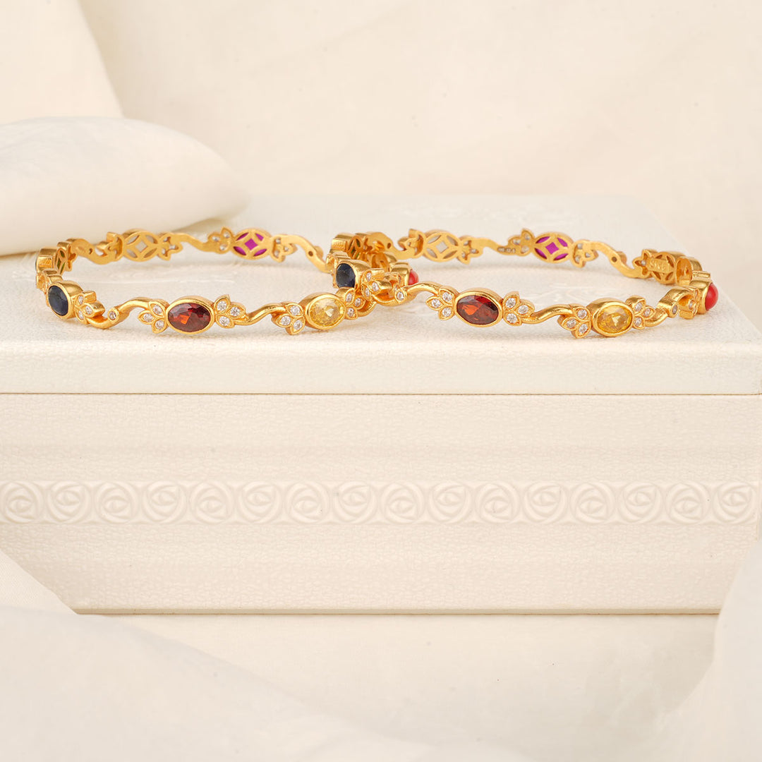 Pranov Stone Pair Bangle