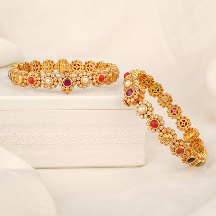 Rutika Stone Pair Bangle