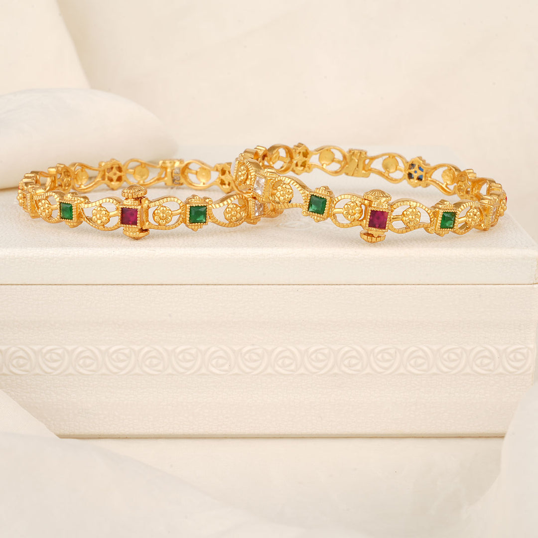 Jasmine Stone Pair Bangles