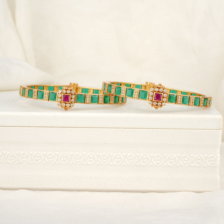 Nasima Stone Pair Bangles