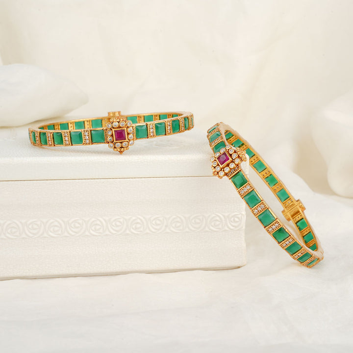 Nasima Stone Pair Bangles