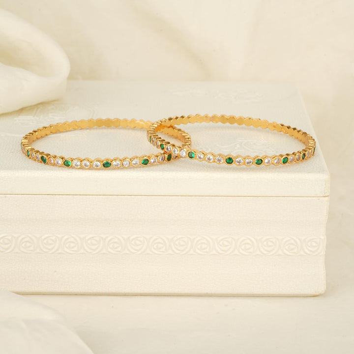 Madhu Stone Pair Bangle