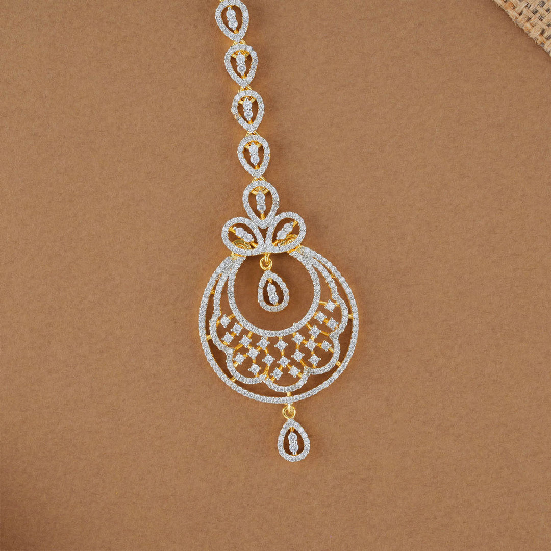 Hamsa Diamond Design Tikka