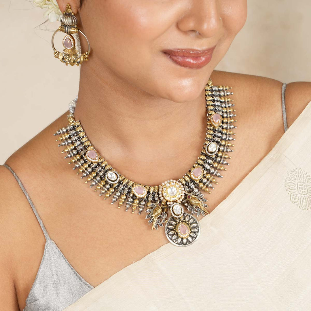 Dhivara Short Necklace Set