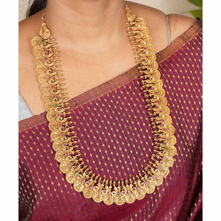 Elegance Grand Nagas Nakshi Necklace