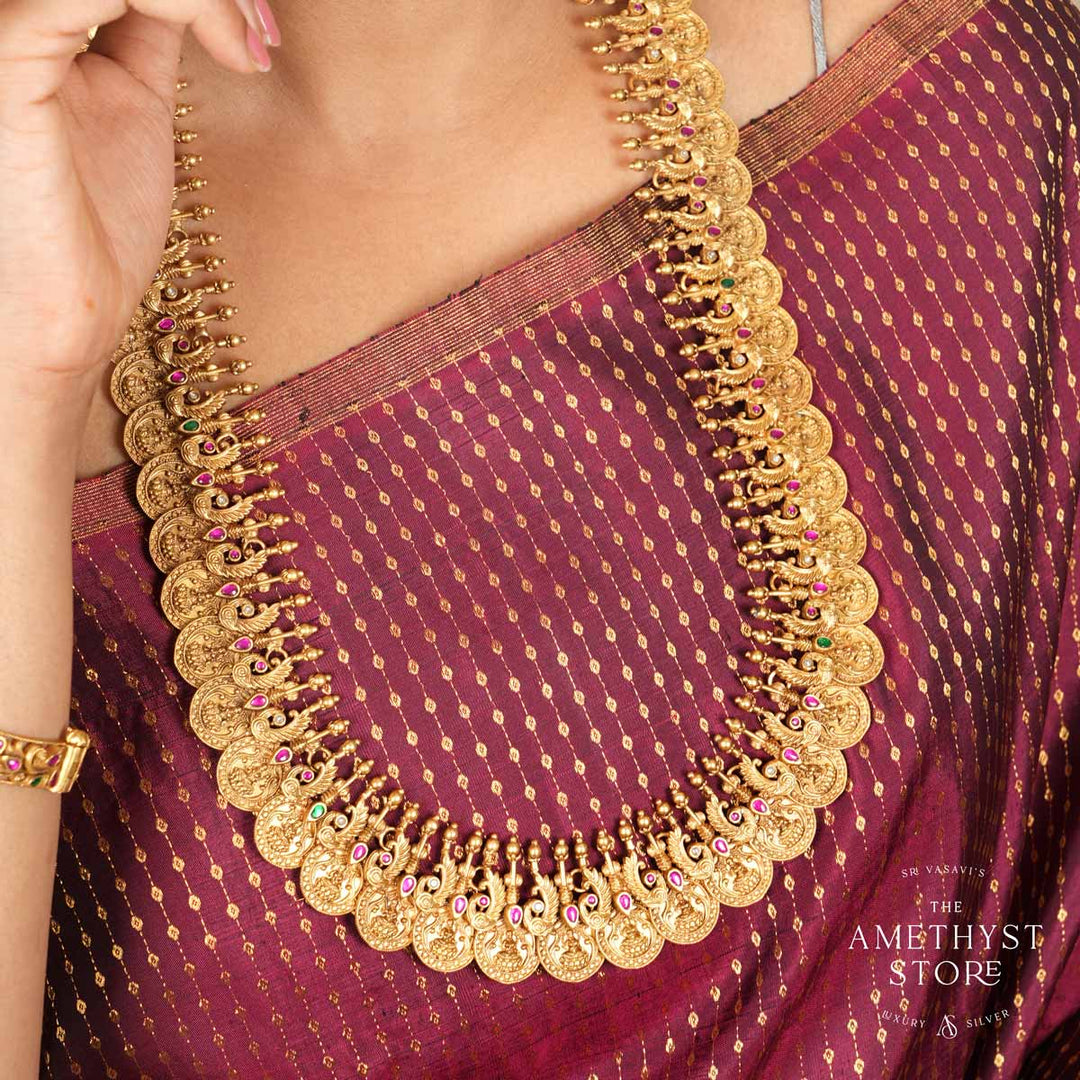 Elegance Grand Nagas Nakshi Necklace