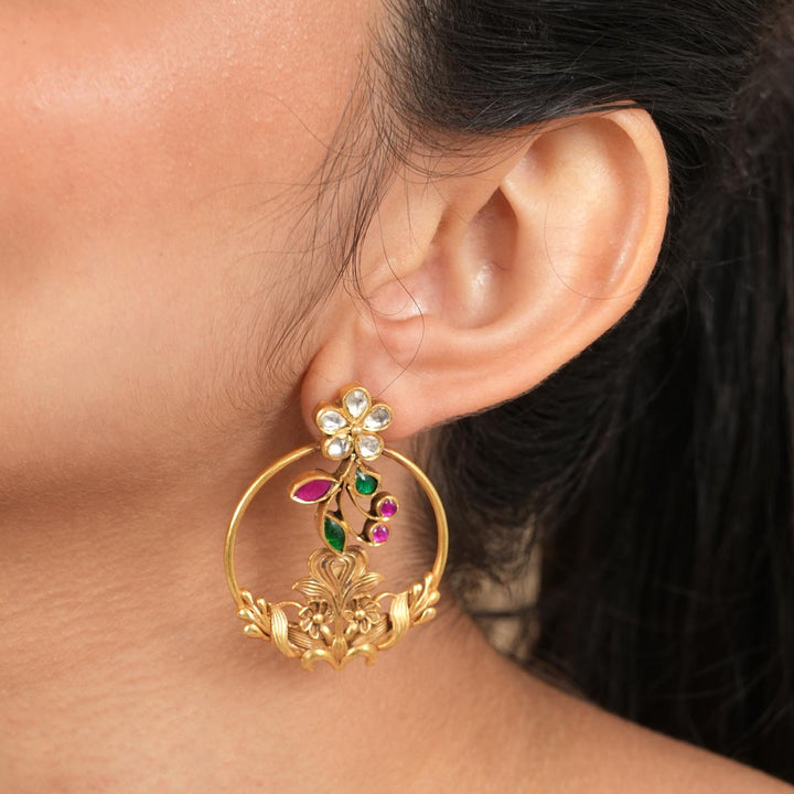 Mathesa Kundan Earrings