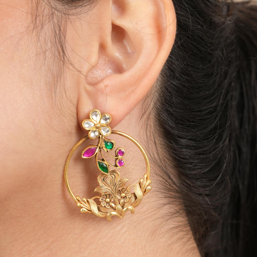 Mathesa Kundan Earrings