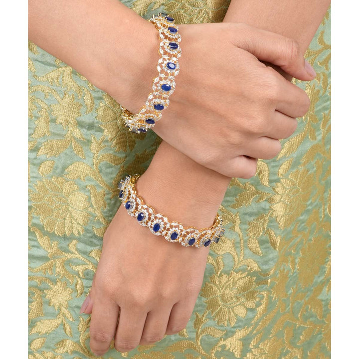 Beatifia Diamond Design Bangles