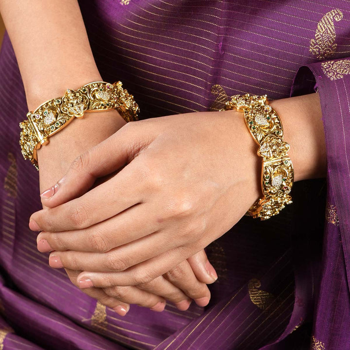 Visali Nagas Nakshi Pair Bangle