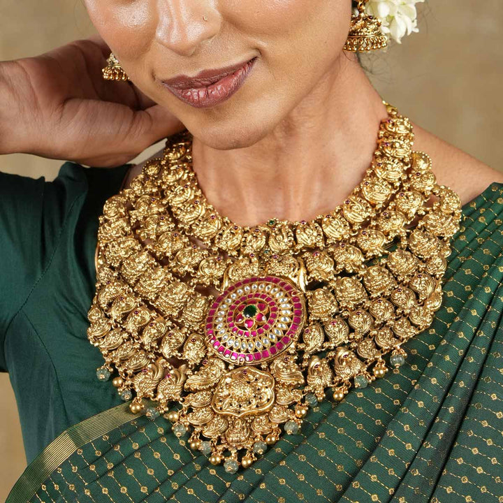 Kanisha Nagas Nakshi Necklace