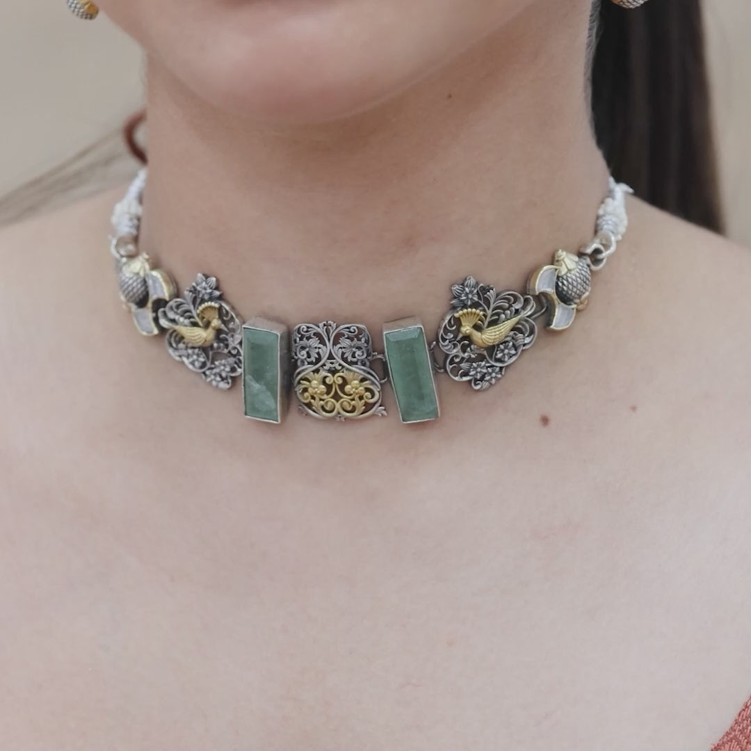 Yudhvan Oxidized Choker