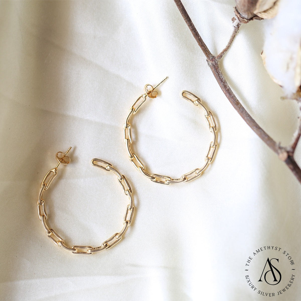 Berry Enamel Gold Huggie Hoop Earrings – Squirrel City Jewelers