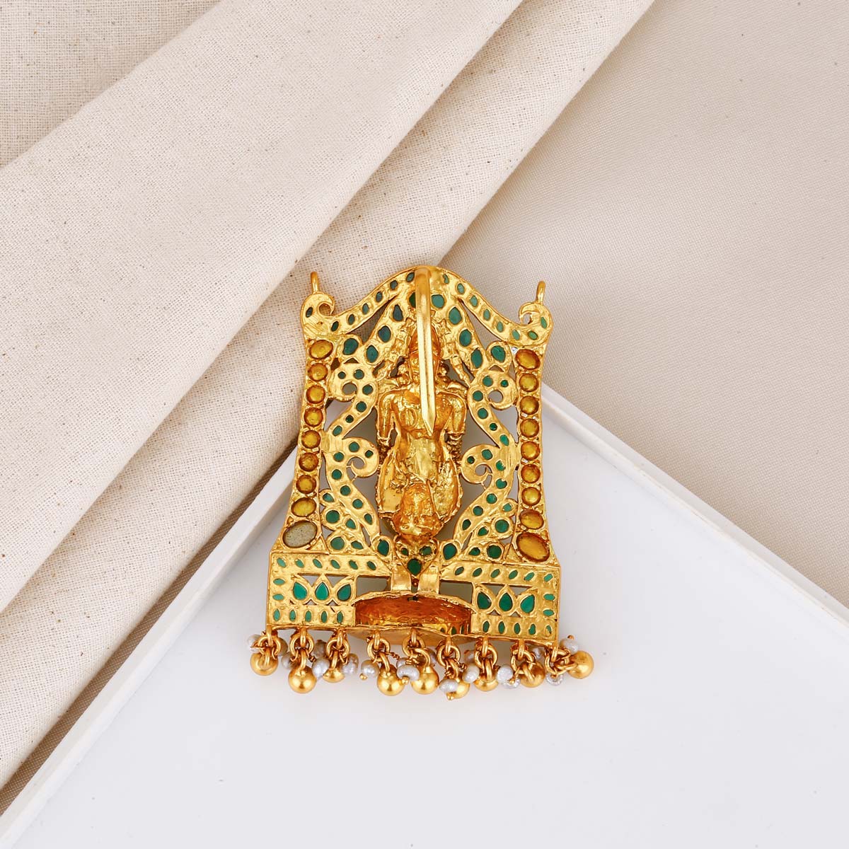 Vishnu pendant sale gold